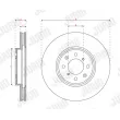 Jeu de 2 disques de frein avant JURID 563611JC - Visuel 2