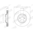 Jeu de 2 disques de frein avant JURID 563617JC-1 - Visuel 3