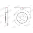 Jeu de 2 disques de frein arrière JURID 563628JC - Visuel 2