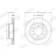 Jeu de 2 disques de frein avant JURID 563726JC - Visuel 2