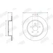 Jeu de 2 disques de frein arrière JURID 563741JC - Visuel 2