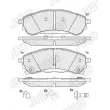 Jeu de 4 plaquettes de frein arrière JURID 574132J - Visuel 2