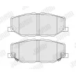 Jeu de 4 plaquettes de frein avant JURID 574227J - Visuel 1