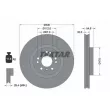 Jeu de 2 disques de frein avant TEXTAR 92150605 - Visuel 2