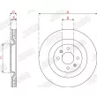 Jeu de 2 disques de frein avant JURID 563276JC - Visuel 3