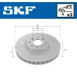 Jeu de 2 disques de frein avant SKF VKBD 80225 V2 - Visuel 2