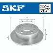 Jeu de 2 disques de frein arrière SKF VKBD 90240 S2 - Visuel 2