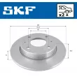 Jeu de 2 disques de frein arrière SKF VKBD 90285 S2 - Visuel 2