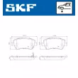 Jeu de 4 plaquettes de frein avant SKF VKBP 80128 A - Visuel 2