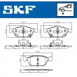 Jeu de 4 plaquettes de frein avant SKF VKBP 80320 A - Visuel 2