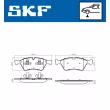 Jeu de 4 plaquettes de frein avant SKF VKBP 80402 - Visuel 2