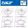 Jeu de 4 plaquettes de frein avant SKF VKBP 80424 A - Visuel 2