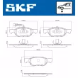 Jeu de 4 plaquettes de frein avant SKF VKBP 80774 E - Visuel 2