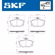 Jeu de 4 plaquettes de frein avant SKF VKBP 80913 A - Visuel 2