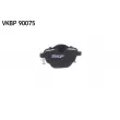 Jeu de 4 plaquettes de frein arrière SKF VKBP 90075 - Visuel 3