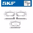 Jeu de 4 plaquettes de frein arrière SKF VKBP 91082 A - Visuel 2