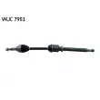 Arbre de transmission SKF VKJC 7951 - Visuel 1