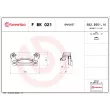 Jeu de supports d'étriers de freins BREMBO F BK 021 - Visuel 2