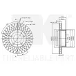 Jeu de 2 disques de frein avant NK 201960 - Visuel 3