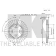 Jeu de 2 disques de frein avant NK 202238 - Visuel 3