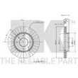 Jeu de 2 disques de frein avant NK 203008 - Visuel 2