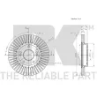 Jeu de 2 disques de frein avant NK 203445 - Visuel 3