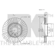 Jeu de 2 disques de frein avant NK 203648 - Visuel 3