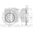 Jeu de 2 disques de frein avant NK 204522 - Visuel 3