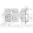 Jeu de 2 disques de frein avant NK 209908 - Visuel 3
