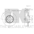 Jeu de 2 disques de frein avant NK 209909 - Visuel 2