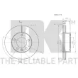 Jeu de 2 disques de frein avant NK 313976 - Visuel 3