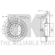 Jeu de 2 disques de frein arrière NK 314111 - Visuel 3