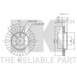 Jeu de 2 disques de frein avant NK 314724 - Visuel 3