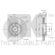 Jeu de 2 disques de frein avant NK 314743 - Visuel 3