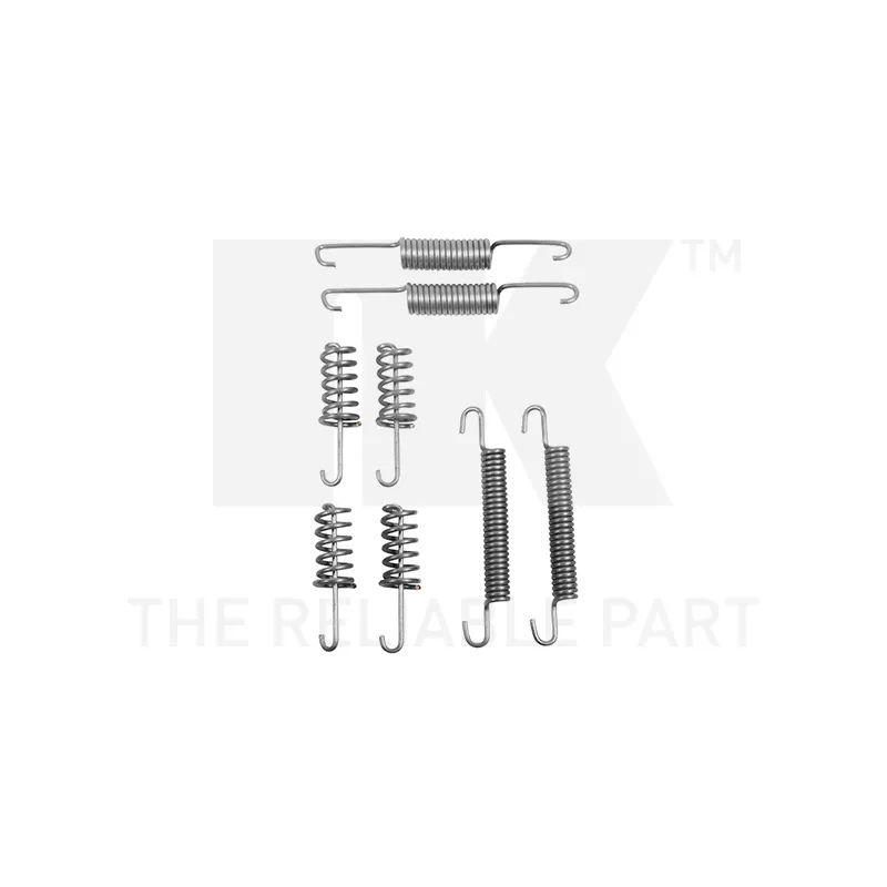 Kit d'accessoires, mâchoires de frein de stationnement NK 7947774