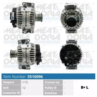 Alternateur MEAT & DORIA 5510096