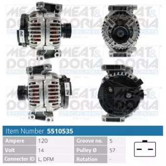 Alternateur MEAT & DORIA 5510535