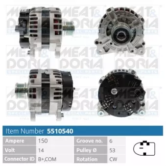 Alternateur MEAT & DORIA 5510540