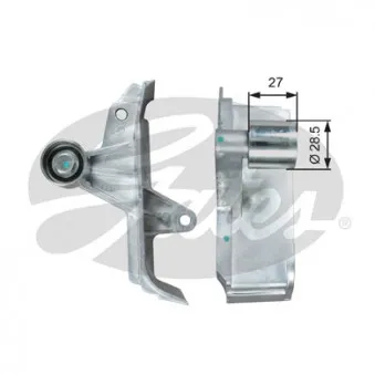 Poulie renvoi/transmission, courroie de distribution GATES T42313