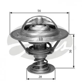 Thermostat d'eau GATES TH31482G1