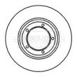 Jeu de 2 disques de frein avant BORG & BECK BBD4032 - Visuel 2