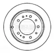 Jeu de 2 disques de frein arrière BORG & BECK BBD4343 - Visuel 2