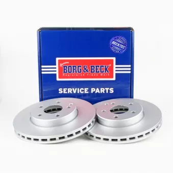 Jeu de 2 disques de frein avant BORG & BECK BBD4352