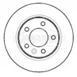 Jeu de 2 disques de frein arrière BORG & BECK BBD4387 - Visuel 2