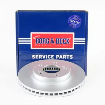 Jeu de 2 disques de frein avant BORG & BECK BBD6284S