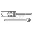 Contact d'avertissement, usure des plaquettes de frein BORG & BECK BWL3124 - Visuel 3