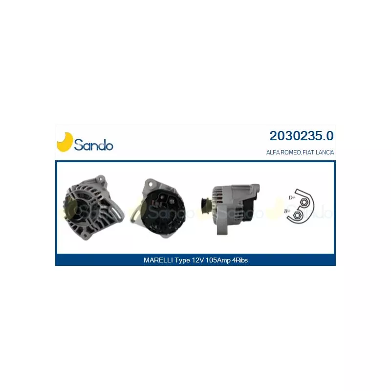 Alternateur SANDO 2030235.0