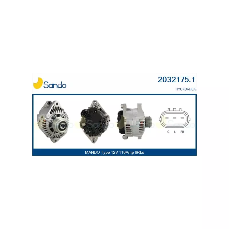 Alternateur SANDO 2032175.1