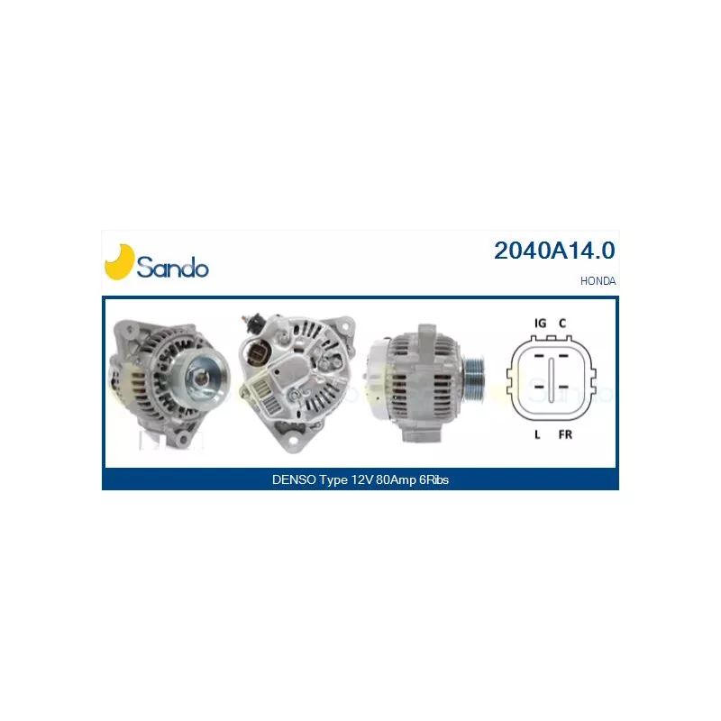Alternateur SANDO 2040A14.0