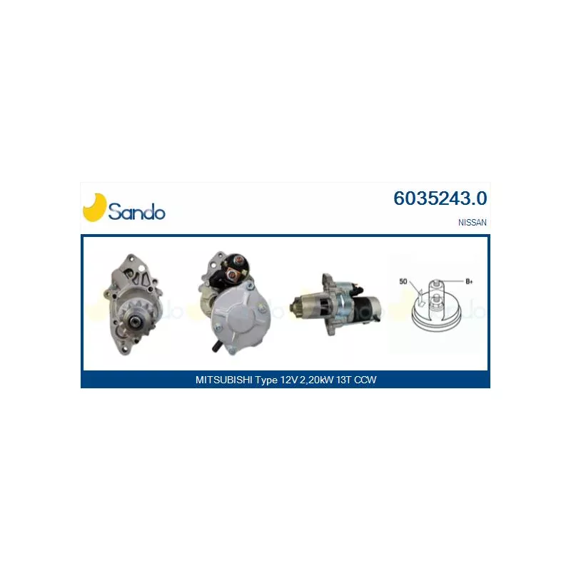 Démarreur SANDO 6035243.0